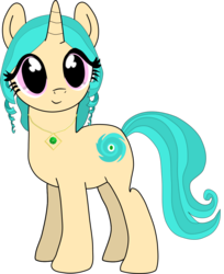 Size: 1000x1224 | Tagged: safe, artist:darkshadowhart, oc, oc only, oc:virga virelai, pony, unicorn, cute, jewelry, necklace, solo