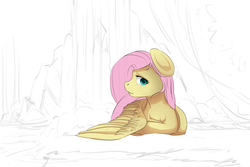 Size: 1280x853 | Tagged: safe, artist:littlemoshi, fluttershy, g4, female, solo