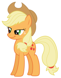 Size: 4500x5700 | Tagged: safe, artist:yanoda, applejack, earth pony, pony, a dog and pony show, g4, my little pony: friendship is magic, absurd resolution, female, mare, simple background, solo, transparent background