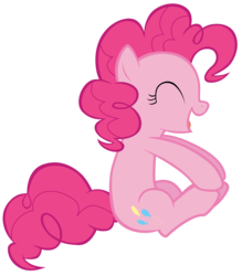 Size: 7000x8000 | Tagged: safe, artist:tardifice, pinkie pie, g4, the gift of the maud pie, absurd resolution, cute, diapinkes, eyes closed, happy, jumping, meme, rariball, simple background, transparent background, vector