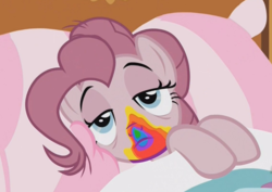 Size: 1135x805 | Tagged: safe, screencap, pinkie pie, earth pony, pony, 28 pranks later, g4, cookie zombie, rainbow muzzle