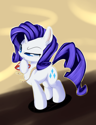 Size: 1024x1331 | Tagged: safe, artist:madacon, rarity, pony, g4, female, glasses, measuring tape, solo