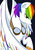 Size: 1024x1453 | Tagged: safe, artist:asterismo, artist:luxei, rainbow dash, g4, goggles, rainbow blitz, rule 63, solo