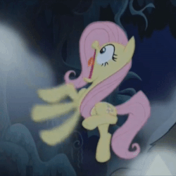 Size: 400x400 | Tagged: safe, screencap, fluttershy, pegasus, pony, 28 pranks later, g4, season 6, animated, cropped, faic, female, flailing, flutterscream, frown, gif, hoofy-kicks, mare, open mouth, raised leg, running, running in place, scared, screaming, solo, tongue out, underhoof, wide eyes