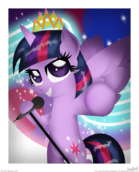 Size: 1645x2030 | Tagged: safe, artist:bvsquare, twilight sparkle, alicorn, pony, g4, female, singing, solo, twilight sparkle (alicorn)