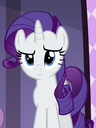 Size: 354x470 | Tagged: safe, screencap, rarity, pony, 28 pranks later, g4, cute, female, mare, raribetes, solo