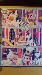 Size: 900x1600 | Tagged: safe, princess cadance, shining armor, comic:waiting for flurry heart, g4, official, comic, that pony sure does love lists