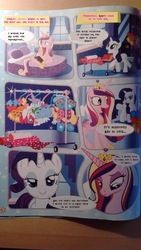 Size: 900x1600 | Tagged: safe, princess cadance, rarity, comic:waiting for flurry heart, g4, official, comic