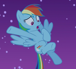 Size: 508x459 | Tagged: safe, screencap, rainbow dash, pony, 28 pranks later, g4, female, flying, mare, solo