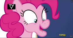 Size: 1596x840 | Tagged: safe, screencap, pinkie pie, earth pony, pony, 28 pranks later, g4, faic, female, granny pinkie, mare, solo