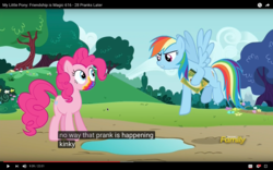 Size: 1920x1200 | Tagged: safe, screencap, pony, 28 pranks later, g4, meme, youtube caption