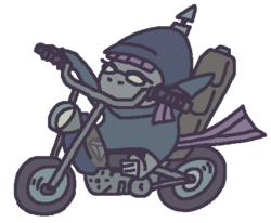 Size: 505x416 | Tagged: safe, artist:grinwild, maud pie, earth pony, anthro, g4, female, glasses, helmet, motorcycle, solo