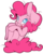 Size: 2365x2946 | Tagged: safe, artist:cutepencilcase, pinkie pie, g4, cute, female, high res, open mouth, simple background, solo, transparent background