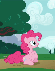 Size: 554x720 | Tagged: safe, screencap, pinkie pie, earth pony, pony, 28 pranks later, g4, season 6, animated, behaving like a dog, blinking, cookie, cute, diapinkes, eating, eyes closed, eyes on the prize, female, food, gif, jumping, looking up, mare, open mouth, puffy cheeks, puppy pie, sitting, smiling, solo