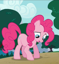 Size: 663x720 | Tagged: safe, edit, edited screencap, screencap, pinkie pie, earth pony, pony, 28 pranks later, g4, animated, female, horses doing horse things, pawing the ground, solo