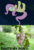 Size: 651x961 | Tagged: safe, edit, edited screencap, screencap, fluttershy, pegasus, pony, sloth, 28 pranks later, g4, my little pony: friendship is magic, behaving like a sloth, comparison, faic, female, gritted teeth, hanging, irl, looking at you, mare, meme, photo, scared, that's my pony, that's my x, tree, wavy mouth, wide eyes