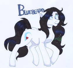 Size: 418x392 | Tagged: safe, artist:frozensoulpony, oc, oc only, oc:bluebeard, solo