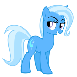Size: 2400x2400 | Tagged: safe, artist:the smiling pony, trixie, pony, unicorn, g4, .svg available, female, grin, high res, mare, simple background, smiling, solo, svg, transparent background, vector