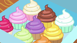 Size: 1280x720 | Tagged: safe, screencap, 28 pranks later, g4, cupcake, food, no pony