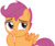 Size: 3952x3299 | Tagged: safe, artist:cloudy glow, scootaloo, pegasus, pony, g4, the cart before the ponies, .ai available, cutie mark, female, filly, foal, high res, hmm, hoof on chin, raised hoof, simple background, solo, spread wings, the cmc's cutie marks, thinking, transparent background, vector, wings