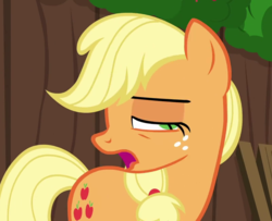 Size: 800x650 | Tagged: safe, screencap, applejack, pony, g4, the cart before the ponies, cropped, female, mare, solo