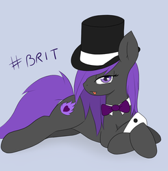 Size: 930x950 | Tagged: safe, artist:skatalapu, oc, oc only, pony, hat, solo, top hat