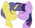 Size: 1026x850 | Tagged: safe, artist:estefania200, comet tail, twilight sparkle, g4, female, male, ship:cometlight, shipping, simple background, straight, transparent background, vector