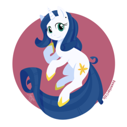 Size: 950x950 | Tagged: safe, artist:raygirl, oc, oc only, oc:evenstar, pony, unicorn, cutie mark, female, hooves, horn, lineless, looking at you, mare, smiling, solo