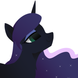 Size: 4000x4000 | Tagged: safe, artist:cay, princess luna, g4, female, simple background, solo, transparent background