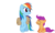 Size: 638x388 | Tagged: safe, rainbow dash, scootaloo, g4, just for sidekicks, my little pony: friendship is magic, sleepless in ponyville, animated, animated png, boop, cute, cutealoo, dashabetes, female, noseboop, nuzzling, scootalove, simple background, sweet dreams fuel, transparent background, wholesome