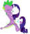 Size: 820x930 | Tagged: safe, artist:mechathefox, rarity, spike, dragon, pony, unicorn, g4, female, kissing, male, mare, older, older spike, on back, ship:sparity, shipping, simple background, straight, transparent background, watermark