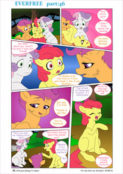 Size: 5619x7942 | Tagged: safe, artist:jeremy3, apple bloom, scootaloo, sweetie belle, earth pony, pony, comic:everfree, g4, absurd resolution, comic, cutie mark crusaders
