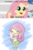 Size: 799x1229 | Tagged: safe, artist:theuntouchedmilk, angel bunny, fluttershy, equestria girls, g4, blushing, chibi, cute, daaaaaaaaaaaw, eyes closed, flutterlove, good end, happy, hug, open mouth, shyabetes, smiling, subversion, subverted meme, sweet dreams fuel