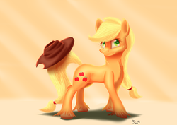 Size: 2480x1754 | Tagged: safe, artist:sintakhra, applejack, g4, female, solo