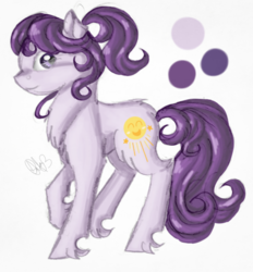 Size: 1225x1320 | Tagged: safe, artist:sweetheart-arts, oc, oc only, oc:obsidian pie, magical lesbian spawn, offspring, parent:fluttershy, parent:pinkie pie, parents:flutterpie, reference sheet, solo