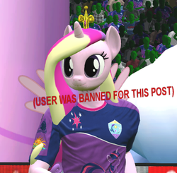 Size: 544x534 | Tagged: safe, princess cadance, oc, oc:anon, anthro, g4, /mlp/, 3d, 4chan, 4chan cup, hi anon, pro evolution soccer, user was banned for this post, video game