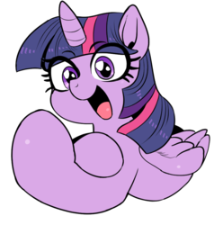 Size: 819x860 | Tagged: safe, artist:nekubi, twilight sparkle, alicorn, pony, g4, cute, female, flexing, open mouth, simple background, smiling, solo, transparent background, twilight sparkle (alicorn)