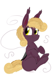 Size: 2456x3484 | Tagged: safe, artist:meowmavi, oc, oc only, oc:nyu, bat pony, pony, cute, high res