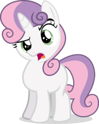 Size: 3000x3762 | Tagged: safe, artist:eagle1division, sweetie belle, crusaders of the lost mark, g4, angry, disgusted, female, high res, open mouth, raised eyebrow, shocked, simple background, solo, surprised, transparent background, vector