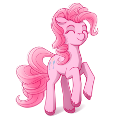 Size: 1000x1000 | Tagged: safe, artist:gem-magic, pinkie pie, g4, eyes closed, female, solo