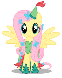 Size: 1000x1250 | Tagged: safe, artist:dragonchaser123, fluttershy, g4, clothes, cute, dress, female, gala dress, simple background, solo, transparent background, vector