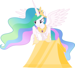 Size: 11488x10367 | Tagged: safe, artist:livehotsun, princess celestia, alicorn, pony, g4, absurd resolution, female, mare, simple background, solo, transparent background, vector