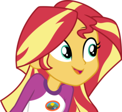 Size: 7000x6438 | Tagged: safe, artist:luckreza8, sunset shimmer, equestria girls, g4, my little pony equestria girls: legend of everfree, absurd resolution, clothes, female, open mouth, simple background, solo, transparent background, vector