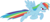 Size: 6961x3000 | Tagged: safe, artist:livehotsun, rainbow dash, g4, female, running, simple background, solo, transparent background, vector