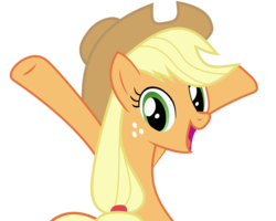 Size: 6237x5000 | Tagged: safe, artist:livehotsun, applejack, friendship is magic, g4, absurd resolution, cute, female, happy, jackabetes, simple background, smiling, solo, transparent background, vector
