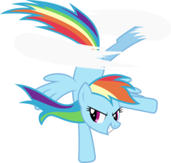 Size: 3968x3780 | Tagged: safe, artist:livehotsun, rainbow dash, g4, female, high res, kicking, simple background, solo, transparent background, vector