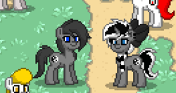 Size: 263x140 | Tagged: safe, oc, oc only, oc:kenos, pony, pony town, long lost sisters