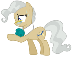 Size: 7500x6000 | Tagged: safe, artist:reginault, mayor mare, earth pony, pony, bloom & gloom, g4, .svg available, absurd resolution, female, simple background, solo, sweat, transparent background, vector