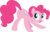 Size: 3585x2330 | Tagged: safe, artist:porygon2z, pinkie pie, earth pony, pony, g4, balloonbutt, butt, female, high res, iwtcird, mare, meme, open mouth, plot, presenting, simple background, solo, transparent background, vector