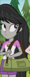 Size: 286x720 | Tagged: safe, screencap, octavia melody, equestria girls, g4, my little pony equestria girls: legend of everfree, background human, camp everfree logo, camp everfree outfits, cute, female, solo